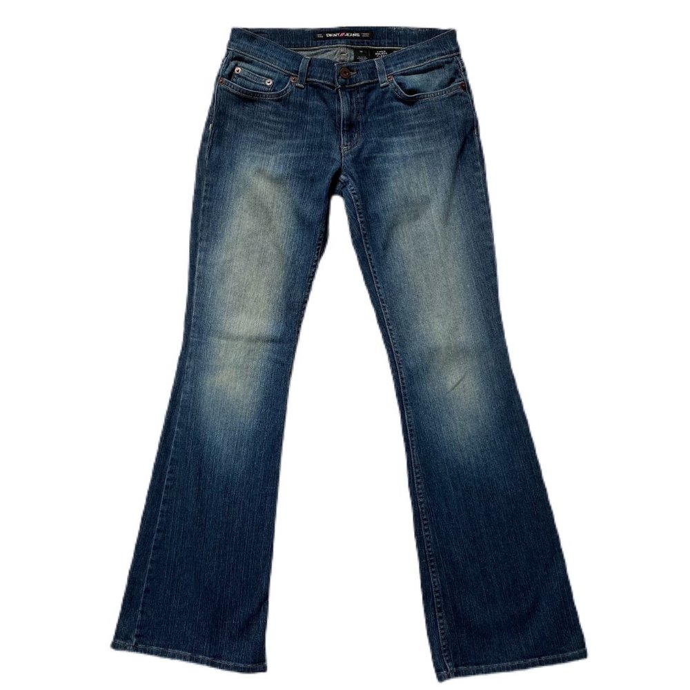 DKNY Times Square Flare Womens Jeans Size 5R - Picture 1 of 11